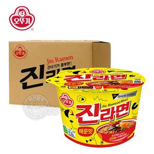 오뚜기 박스 진라면 매운맛 큰컵110g 12입 컵라면