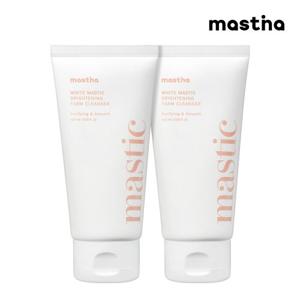 [본사공식] 매스티나 화이트매스틱 브라이트닝 폼클렌저 120ml 2개