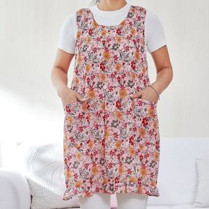 이솔홈 플러피 쉬폰 원피스 앞치마