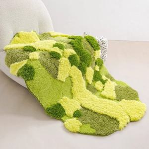 씨위드 포레스트 가든 잔디 터프팅 러그 침실 발매트 80x140cm
