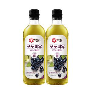 [CJ]백설 포도씨유 900ml x2개