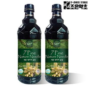 [조은약초]프리미엄 솔잎엑기스(농축액) 900ml x 2병구성 (총 1800ml)