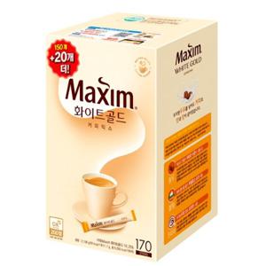 [맥심] 화이트골드 커피믹스 150T+20T