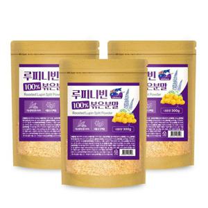 갤러리아_루피니빈 콩 볶은분말 100 식물성 단백질 루핀분말 300g 3개