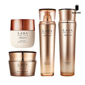 이자녹스 선퀴드 50ml + 라하 트루셀 기초3종 (크림 30ml + 에멀전 130ml + 토너 150ml)