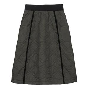 [힐크릭]여성 퀼팅자수 패딩 롱스커트(1HCCUW2859KH)
