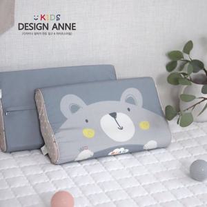 [디자인엔] 알러지케어 곰 아동메모리폼베개