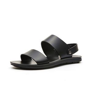 [엘칸토] 정상가129,000원 남성 소가죽 더블 스트랩 샌들 2.3cm LCMW65M326