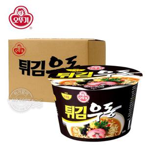 오뚜기 박스 오뚜기 튀김우동 큰컵 110g 12입 컵라면