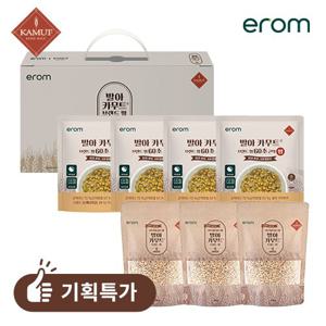 이롬 발아카무트 브랜드밀 선물세트(카무트밀3팩+곤약밥4팩)