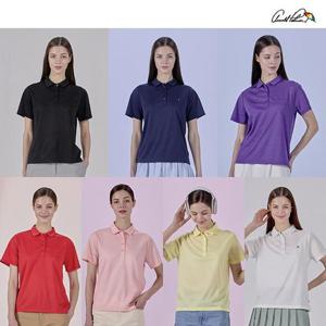 [아놀드파마]아놀드파마 여성 기능성 반팔 카라 티셔츠 7종 세트