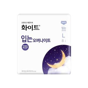 [기타]화이트 입는 오버나이트 대형 8매 x 6팩