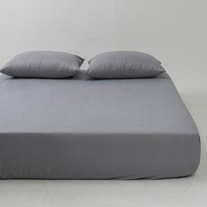 세이브 무봉제 홑겹 밴딩 침대커버 SS 그레이 1P 시트