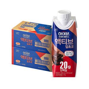 [텐텐특가] 하이뮨 프로틴 밸런스 액티브 딥초코 ZERO 2박스(총36입)
