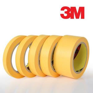 사무실비품 3M 244 옐로우 뉴 내열 마스킹테이프 12mm X 50미터