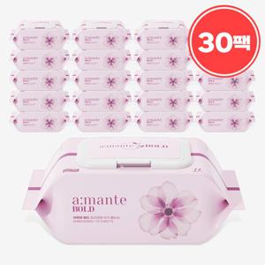 ★★★30팩★★★ 부드럽고 두꺼운 대용량 고평량 75gsm 물티슈 ?드 30팩
