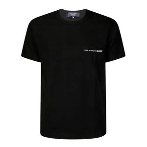 해외배송 25SS 꼼데가르송 반팔 티셔츠 FOT026S25 BLACK black