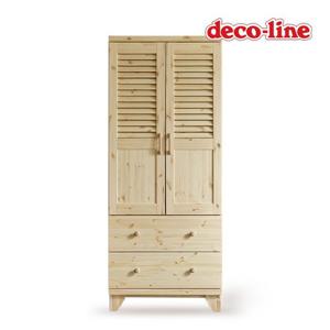 데코라인 코넬 댄디 갤러리 800 원목 옷장 2단 DFM013