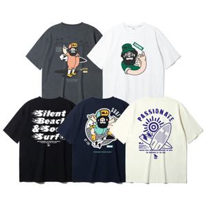 앨빈클로 신상 SURF 시리즈 오버핏 반팔티 5종 택1 균일가 모음전