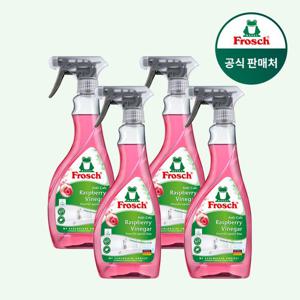 [프로쉬][매일배송]독일 다목적 라즈베리 욕실 물때클리너 500ml 4개/공효진