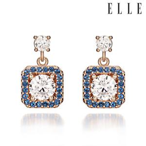 [엘르주얼리] 블루밍 14K 큐빅 귀걸이 (gold pin) ELGPEE246