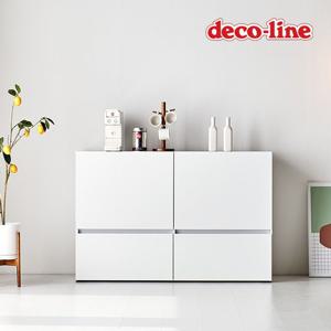 데코라인 코넬 폴센 1200B 모듈가구 높은 거실수납장 DNS059