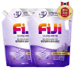 피지 디나자임 딥클린 라벤더젤 실내건조 액체세제 리필 1.5L 라벤더향 x 1개 (일반/드럼 택1)