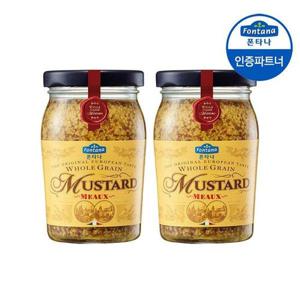 갤러리아_폰타나 홀그레인 머스타드 200g 2병 /소스/양념