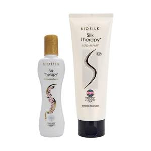 [실크테라피]실크테라피 3D 볼류 마이징 헤어 에센스 150ml 1개+트리트먼트 250ml