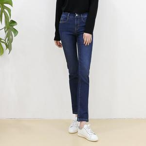 진청 스판 일자핏 청바지