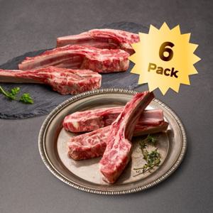 [고메프리미엄]잡내없는 어린양 양갈비 숄더랙 6팩세트(호주산숄더랙250g*6팩+시즈닝3종+홀그레인머스타드)