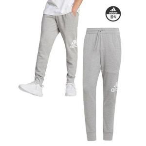 [아디다스]XL(105)~3XL(115)남성 코튼 그레이 빅 로고 데일리 조거팬츠/긴바지-HA4345
