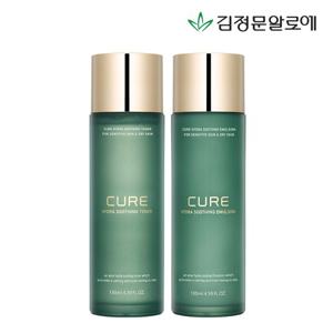 [김정문알로에] 큐어 수딩 토너+에멀젼