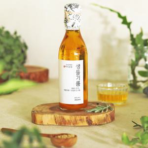 [미식상회]볶지 않은 대용량 생들기름350ml
