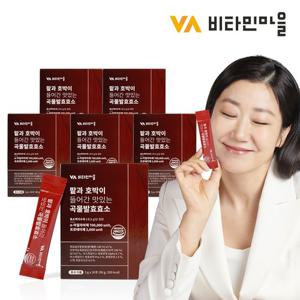 비타민마을 팥과 호박이 들어간 맛있는 곡물 발효 효소 6박스 총180포