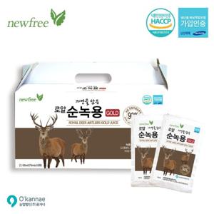 로얄 자연을 담은 순녹용 골드 70ml x 30포 녹용 혼합 추출 농축액