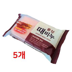 홍삼 향수때비누 5개 기능성비누 세안비누 세수비누 (WB82016)