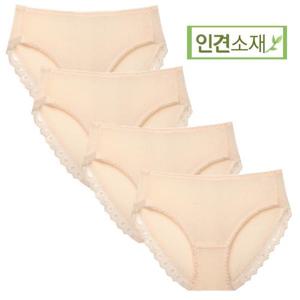 [마이핏]천연 인견 빅사이즈 여성 팬티 여자 질염예방 4종 여름팬티 맥시팬티
