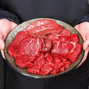 [신선하랑] 1등급 프리미엄 국내산 소고기 모듬 구이 부채차돌세트 1kg