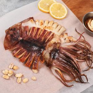 [강영수산]구룡포 반건조오징어 5+5미 대 (650g+650g)총1.3kg