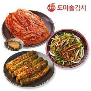 [도미솔/총10kg] 사랑채포기김치6kg+오이통김치2kg+열무김치2kg