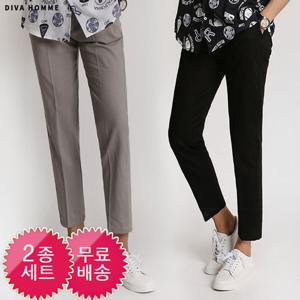 [2종세트] 어썸 쿨 밴딩 9부 마바지/린넨팬츠/밴딩바지/빅사이즈바지/남자여름바지/남성바지