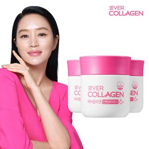 [쇼핑백증정]에버콜라겐 인앤업 비오틴 업 3병(18주) 저분자콜라겐펩타이드 1,000mg
