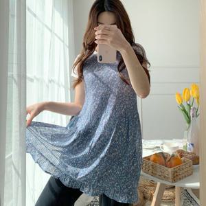 데일리 여름 쉬폰 어린이집 원피스 앞치마