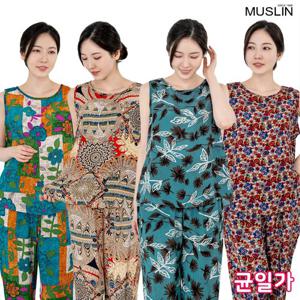 여성 여름 엄마옷 모슬린 국내생산 인견 나시티셔츠 균일가 8종 택1 마담/미시옷/중년여성의류/빅사이즈