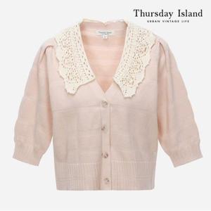 [써스데이아일랜드]디테쳐블 카라 가디건(T222MCD138W)