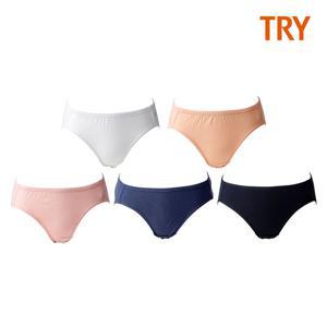 [5매세트] 여성 로맨스 미디팬티 5매