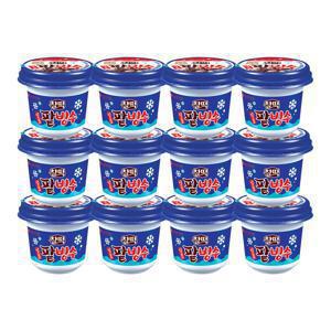 일품 첫눈애 팥빙수 아이스크림 230ml X12개