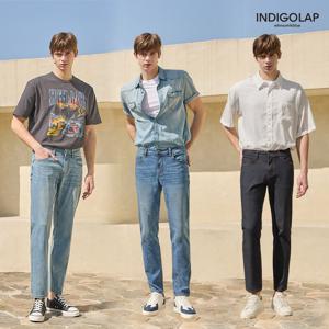 [TV상품]인디고랩 25썸머 남성 씬 블루 COOL 데님 3종