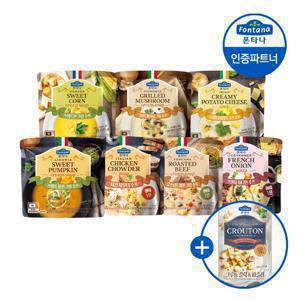 액상수프 180g 7종 5+5개 골라담기 +크루통 1개 증정
